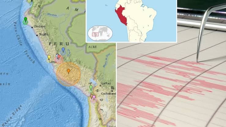 Peru'da 6,7 büyüklüğünde deprem!
