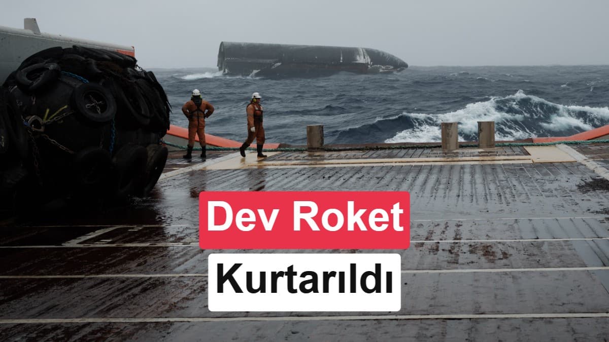SpaceX'in dev Starship roketi 24 gün sonra okyanustan çıkarıldı
