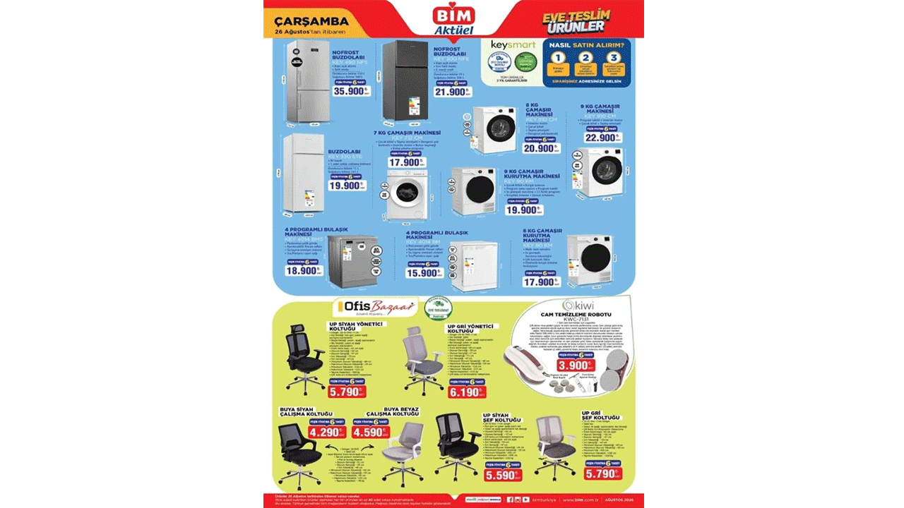 BİM'den çamaşır kurutma makinesi fırsatı!