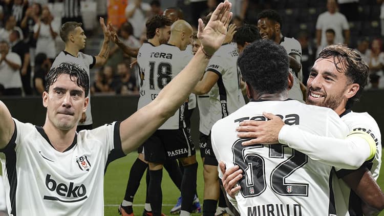 Beşiktaş, Kauno Zalgiris'i 3-0 yendi: Italiano ve Vlahovic öne çıktı