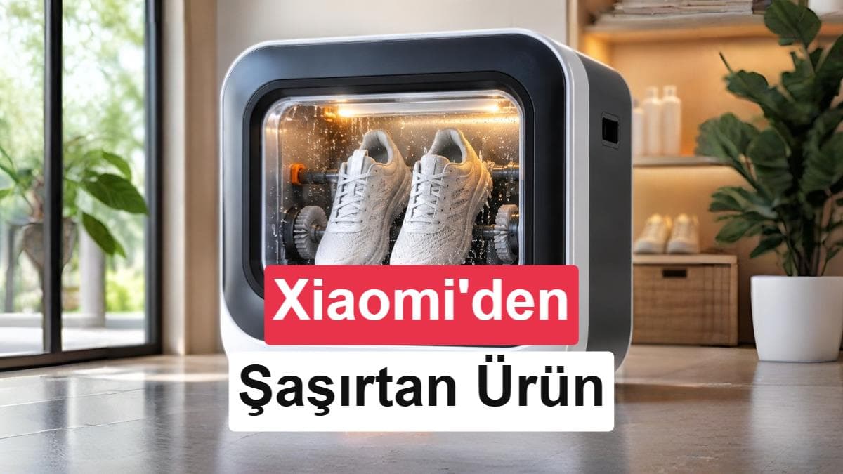 Xiaomi'den ayakkabıya özel yıkama makinesi hazırlığı