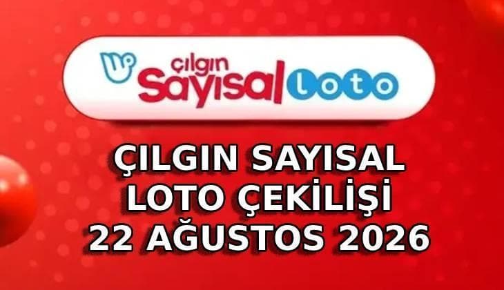 Çılgın Sayısal Loto’nun 22 Ağustos çekilişi saat 21.30’da yapılacak
