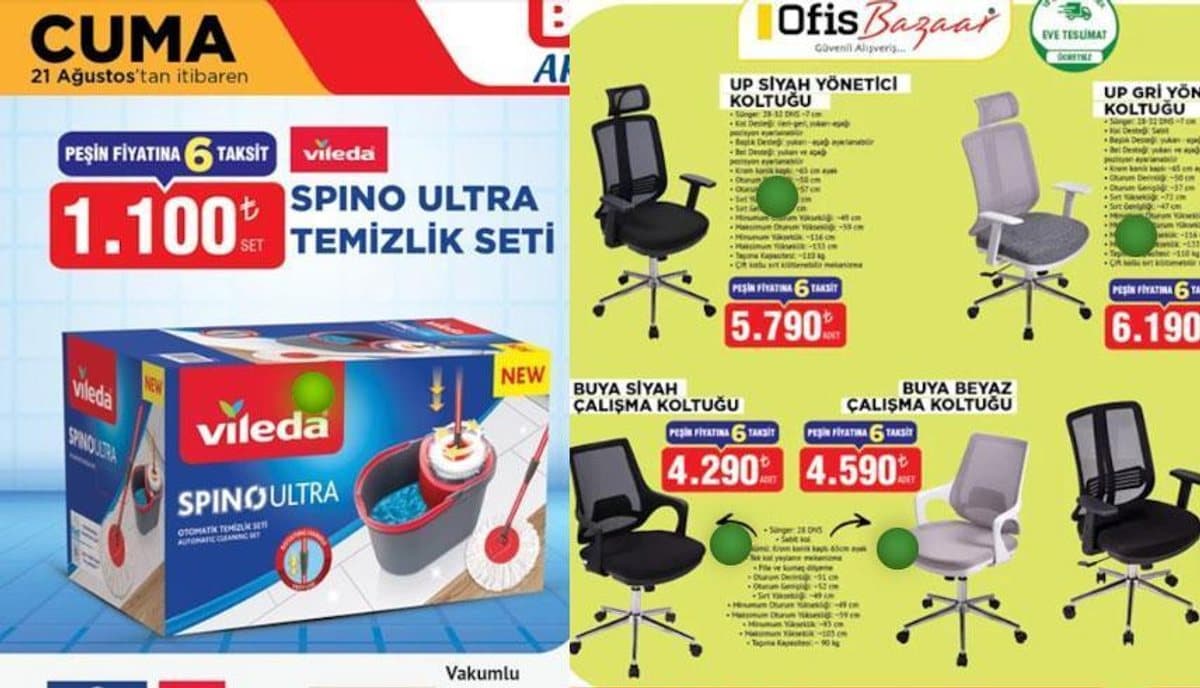 BİM aktüel katalog indirimli ürünler neler? 21 Ağustos Cuma ve 26 Ağustos Çarşamba ürünlerinin fiyatları ne kadar?