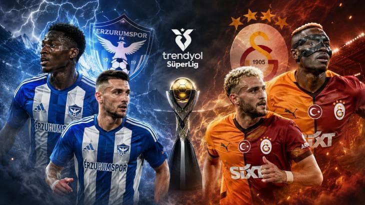 Osimhen iki gol attı, Galatasaray Erzurum'da 4-0 kazandı