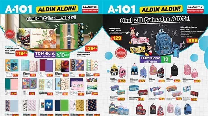 A101 Kırtasiye kataloğu satışa çıktı mı? 27 Ağustos Perşembe Aldın Aldın ürünleri hangileri?