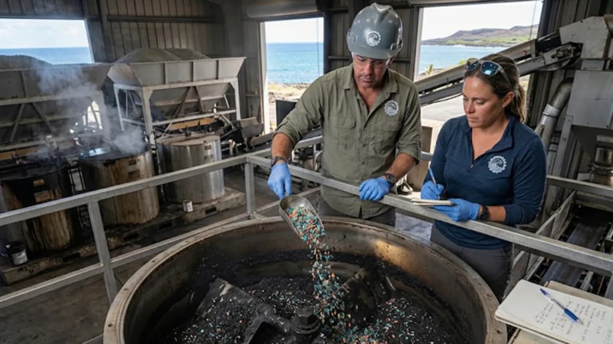 Denizden toplanan tonlarca çöp buraya döküldü mü? Hawaii'de plastikler asfalta nasıl karıştırıldı?
