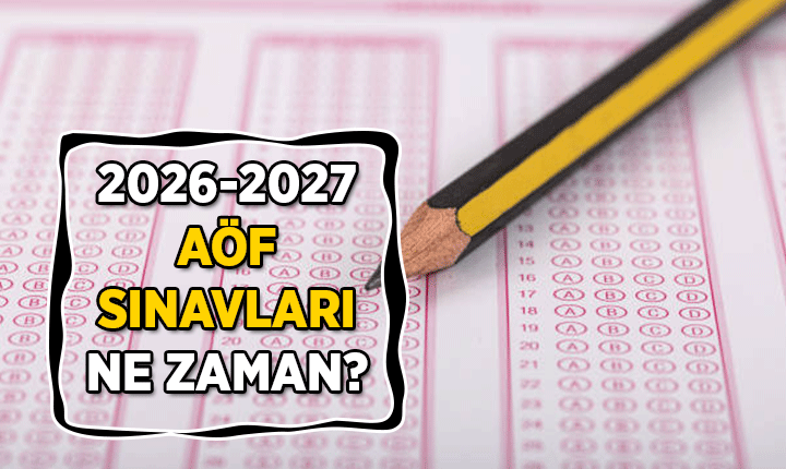 Anadolu Üniversitesi Açıköğretim Fakültesi sınav takvimini gösteren genel görsel