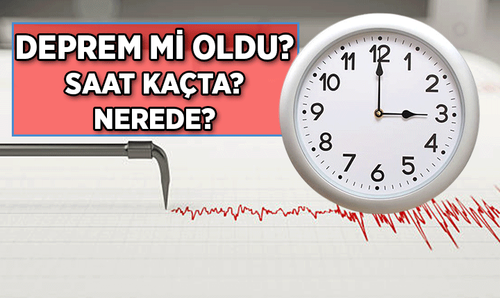 Deprem verilerini gösteren AFAD son depremler ekranı