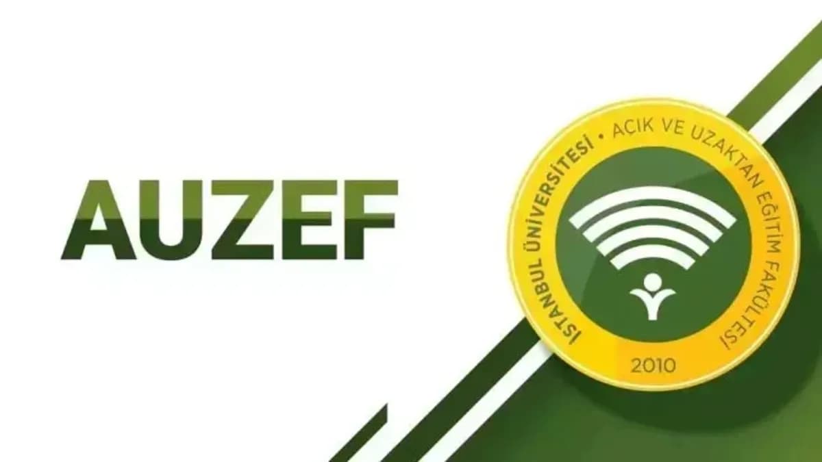 AUZEF 2026-2027 kayıt yenileme ve ders seçimi takvimini gösteren dijital ekran görünümü