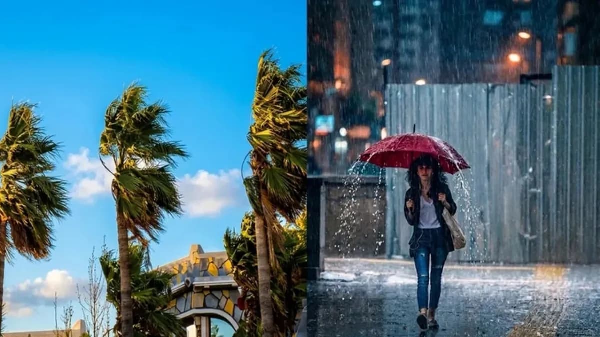 Meteoroloji uyardı: hafta sonu yurtta hava nasıl olacak, sağanak ve kuvvetli rüzgar nerelerde etkili olacak?