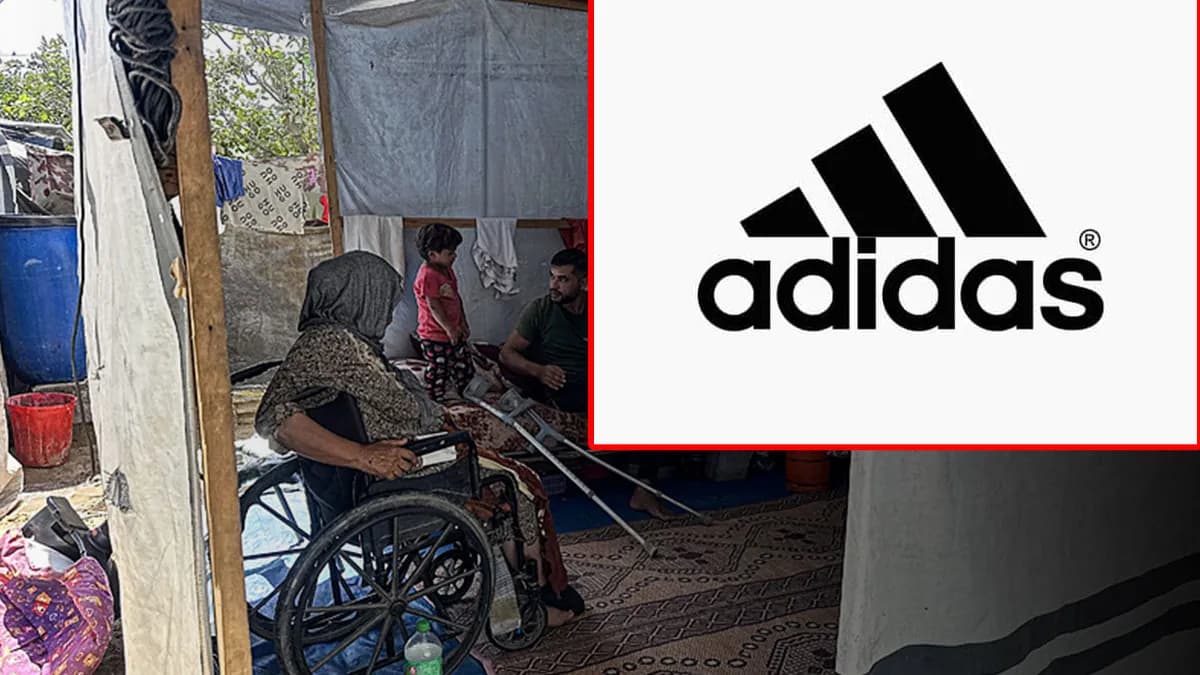 Adidas'ın tartışma yaratan tek ayakkabı kampanyasının tanıtım görseli