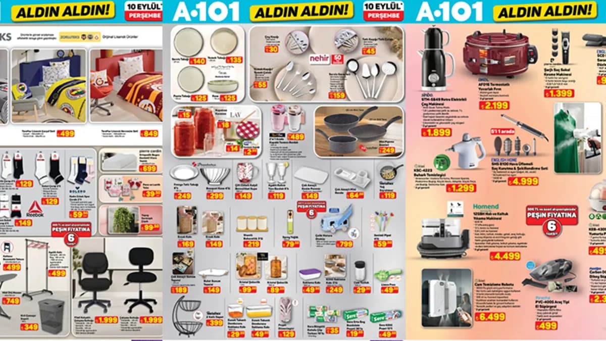A101 8 Eylül 2026 aktüel katalog tanıtım görseli
