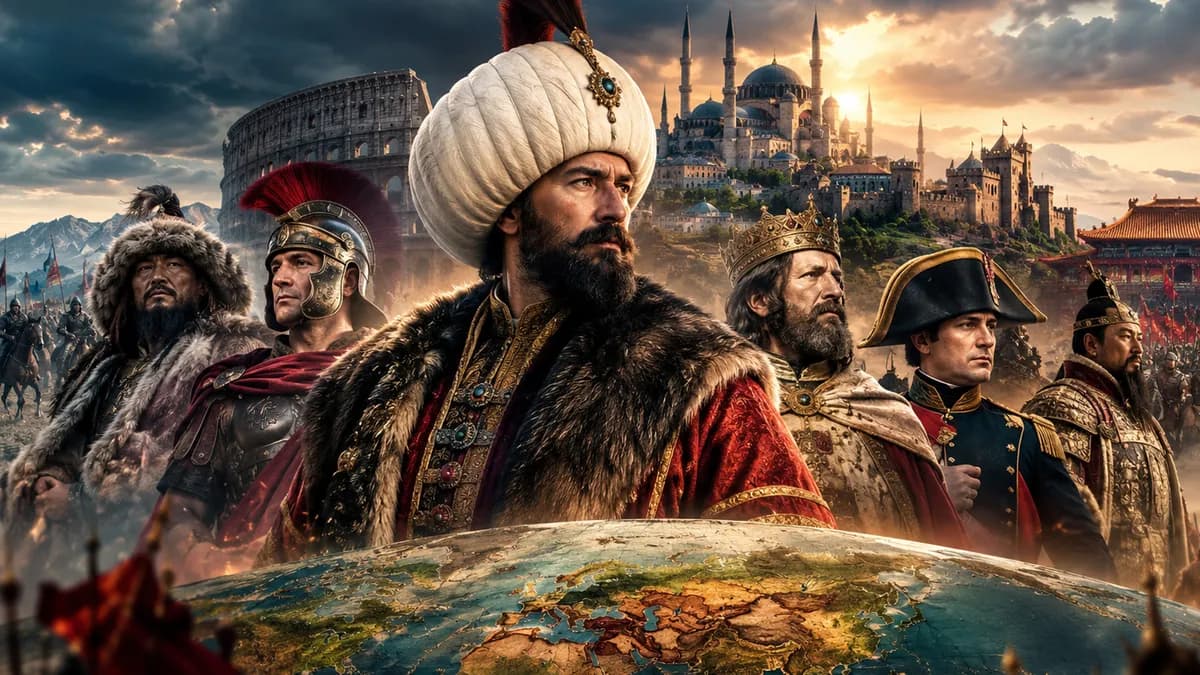 Dünyanın en büyük imparatorlukları hangileri, Osmanlı kaçıncı sırada? 15 imparatorluk listesi ve toprak alanları