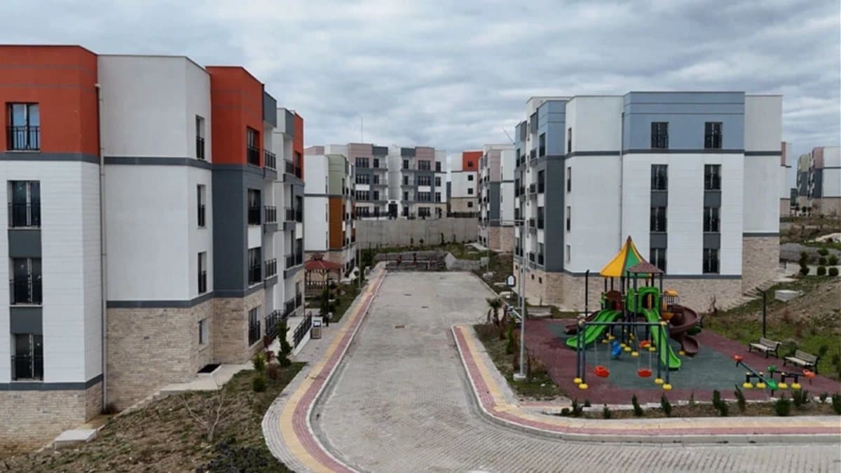 TOKİ 250 Bin Sosyal Konut Projesi kapsamında Trabzon'da yer alan sosyal konut projesi