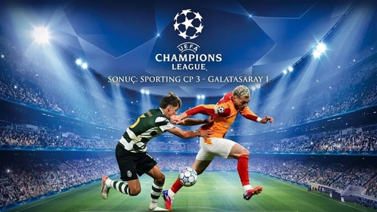 Galatasaray Şampiyonlar Ligi puan durumu nasıl, Sporting maçı kaç kaç bitti? Güncel puan tablosu ve ilk hafta sonuçları
