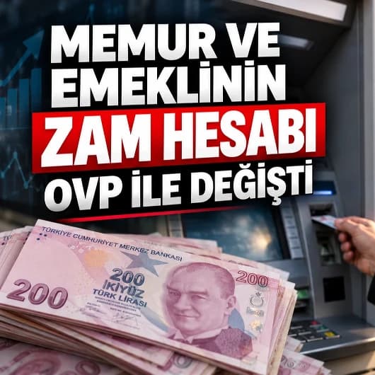 Emekli ve memurun yeni maaşı ne kadar olacak? OVP sonrası memur ve memur emeklisi ocak zammı kaç TL, kalem kalem maaş hesaplaması