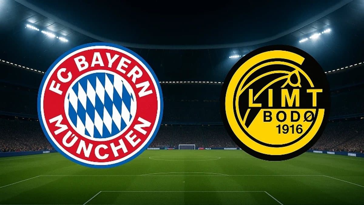 Bayern Münih ile Bodo/Glimt arasındaki UEFA Şampiyonlar Ligi karşılaşmasının yayın bilgilerine ilişkin temsili görsel