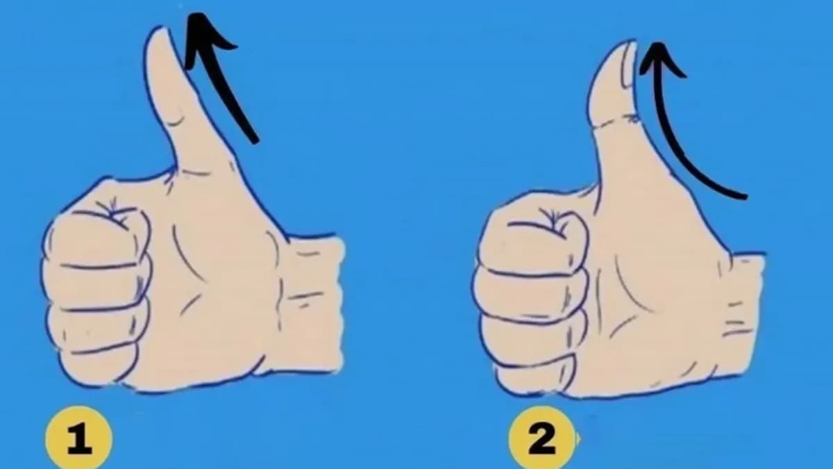 Başparmak şekline göre kişilik testi nedir, düz ve kavisli başparmak ne anlama gelir? Sezgileri güçlü kişilerin başparmağı nasıldır?