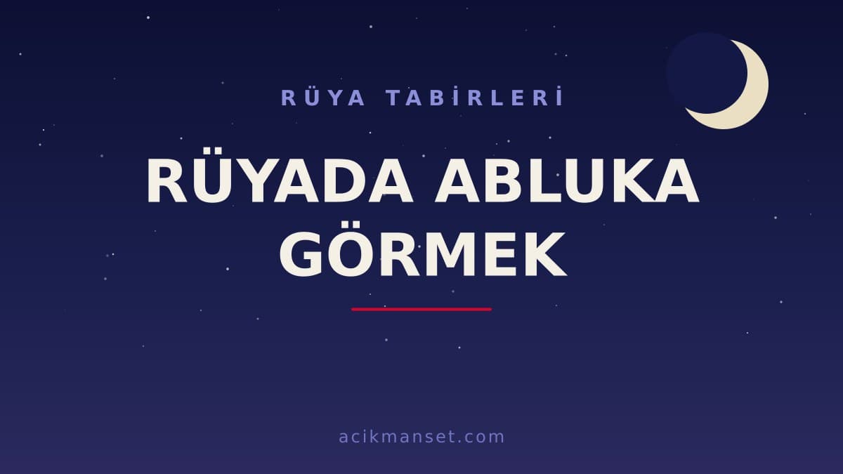 Rüyada abluka görmek ne anlama gelir, ne demek? Dini yorumu hayırlı mıdır, psikolojik olarak neye işaret eder?