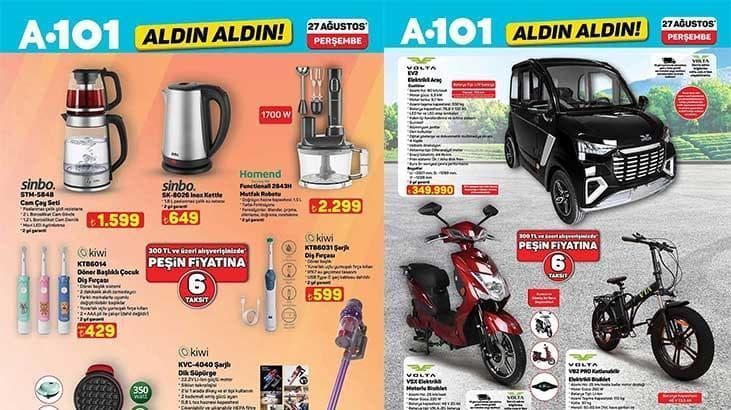 A101 Aldın Aldın 27 Ağustos aktüel ürün kataloğu görseli