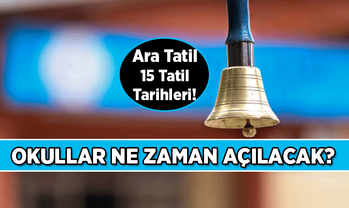 Okul binası önünde eğitim öğretim yılı başlangıcını bekleyen öğrenciler