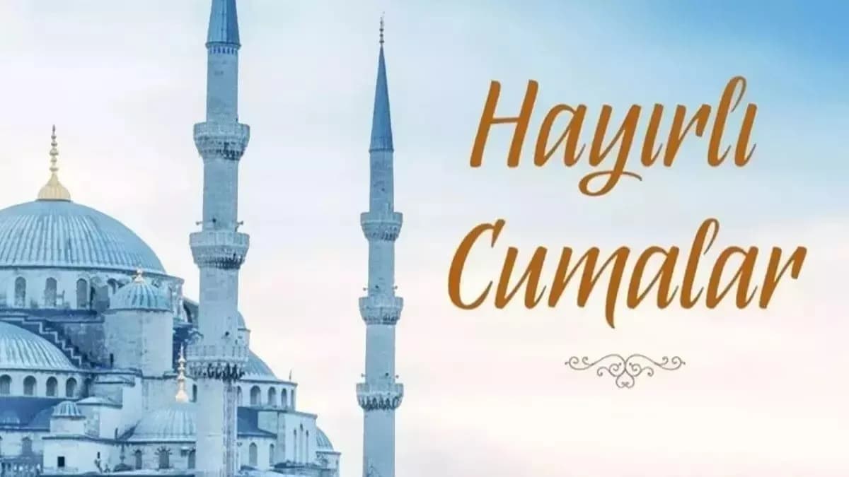 Cuma mesajı paylaşımını temsil eden manevi temalı görsel